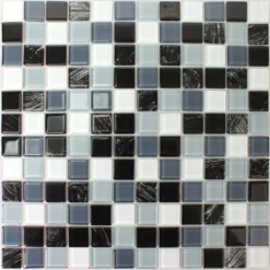 Selbstklebendes Glasmosaik Schwarz Grau 9 Selbstklebendes Glasmosaik Schwarz Grau -Mosafil Shop selbstklebendes glasmosaik schwarz grau 4 54