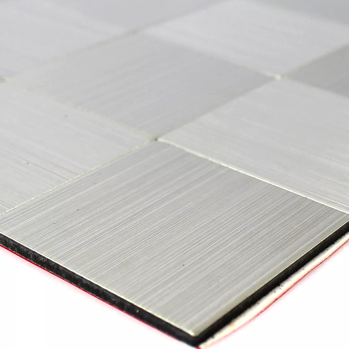 Selbstklebendes Metall Mosaik Fliesen Silber 3 Selbstklebendes Metall Mosaik Fliesen Silber