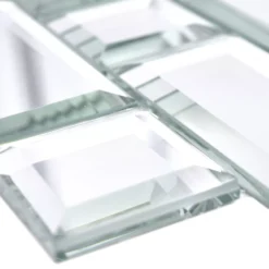 Spiegel Metro Mosaik Fliesen Reflexion 2 Mix