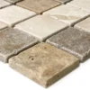 Travertin Mosaikfliesen Dustin Braun Beige Rot -Mosafil Shop travertin mosaikfliesen dustin braun beige rot 1 98