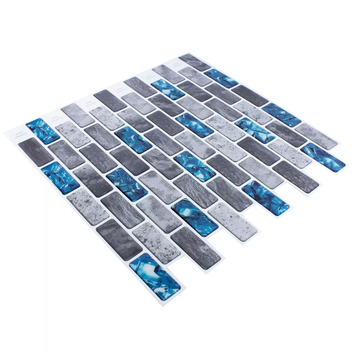 Vinyl Mosaik Fliesen Belleza Blau Grau Selbstklebend 5 Vinyl Mosaik Fliesen Belleza Blau Grau Selbstklebend – Bild 3