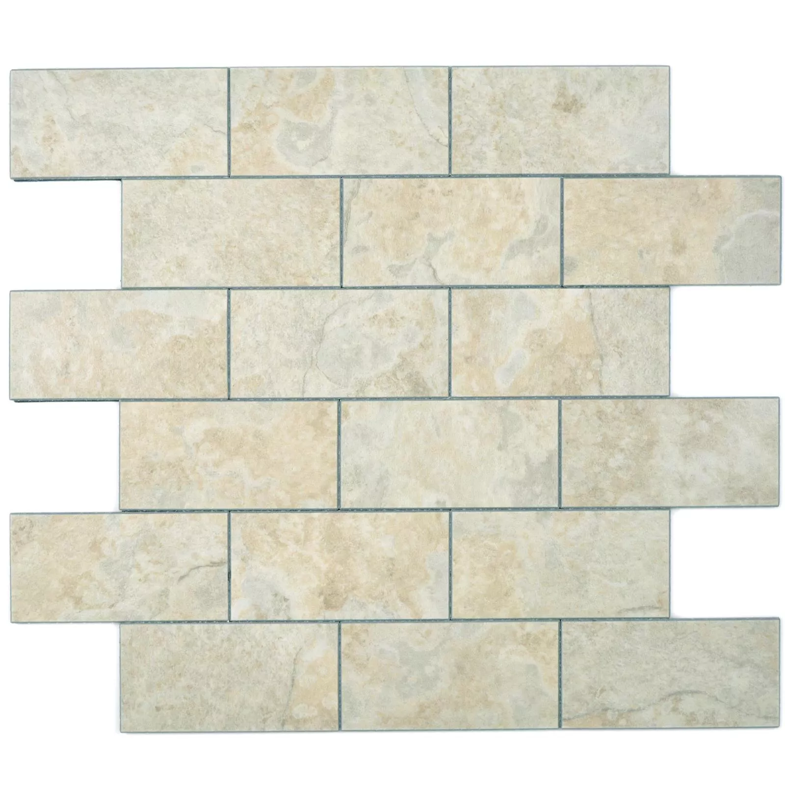 Vinyl Mosaikfliesen Freeport Steinoptik Selbstklebend Beige 6 Vinyl Mosaikfliesen Freeport Steinoptik Selbstklebend Beige – Bild 4