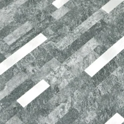Alternative view of Vinyl Mosaikfliesen Maywald Selbstklebend Schwarz Silber