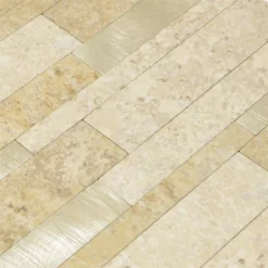 Alternative view of Vinyl Mosaikfliesen Mirbach Selbstklebend Beige Gold