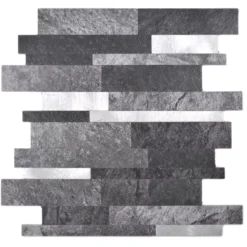 Vinyl Mosaikfliesen Mirbach Selbstklebend Schwarz Silber 7 Vinyl Mosaikfliesen Mirbach Selbstklebend Schwarz Silber -Mosafil Shop vinyl mosaikfliesen mirbach selbstklebend schwarz silber 4 29