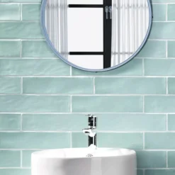 Wandfliese Algier Handgemacht 7,5x15cm Aqua -Mosafil Shop wandfliese algier handgemacht 7 5x15cm aqua 5 91