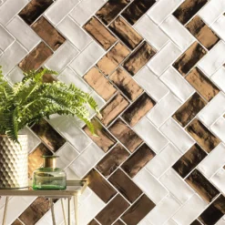 Wandfliese Algier Handgemacht 7,5x15cm Gold -Mosafil Shop wandfliese algier handgemacht 7 5x15cm gold 3 67