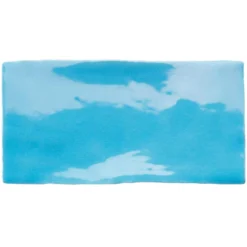 Wandfliese Algier Handgemacht 7,5x15cm Royalblau