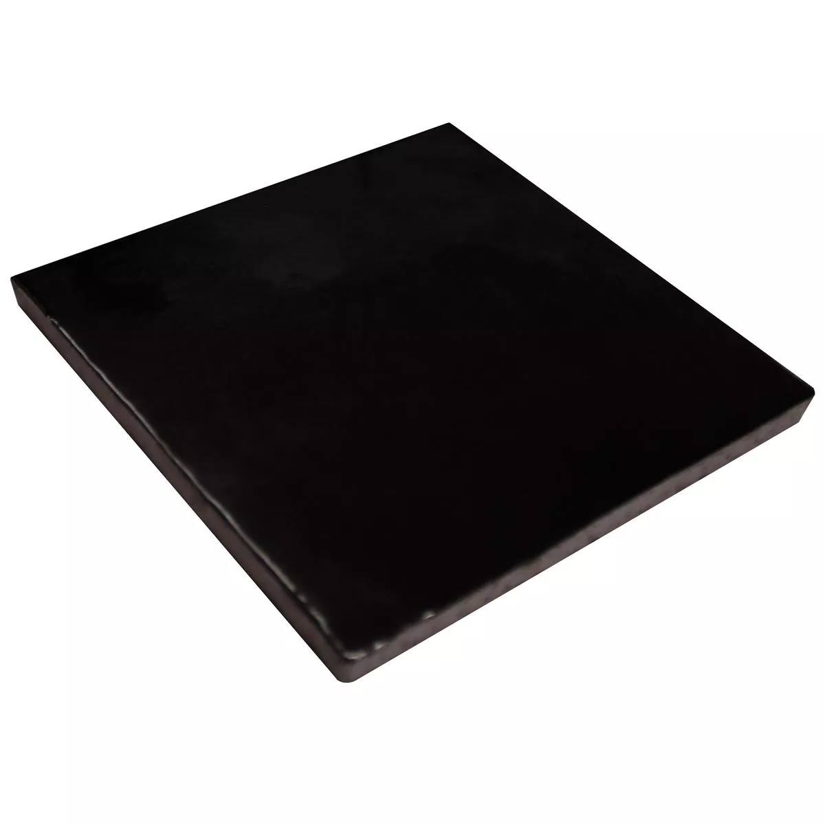 Wandfliese Rebecca Gewellt Schwarz 16,2x16,2cm 5 Wandfliese Rebecca Gewellt Schwarz 16,2x16,2cm – Bild 3