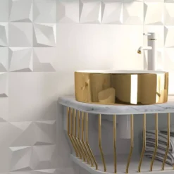 Wandfliesen Skyline Grundfliese Matt Weiß -Mosafil Shop wandfliese skyline grundfliese weiss 25x25cm 04 jpg 1