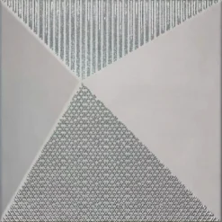 Wandfliesen Skyline 3D Techno Exklusiv Strukturiert Silber