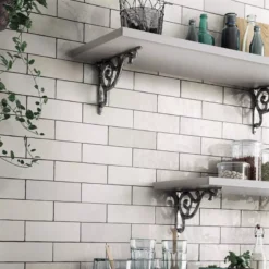 Wandfliesen Concord Wellenoptik Weiß 6,5x20cm -Mosafil Shop wandfliesen concord wellenoptik weiss 6 5x20cm 4 76