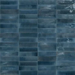 Wandfliesen Laguna Glänzend Gewellt Blau 6x24cm -Mosafil Shop wandfliesen laguna glaenzend gewellt blau 6x24cm 3 62