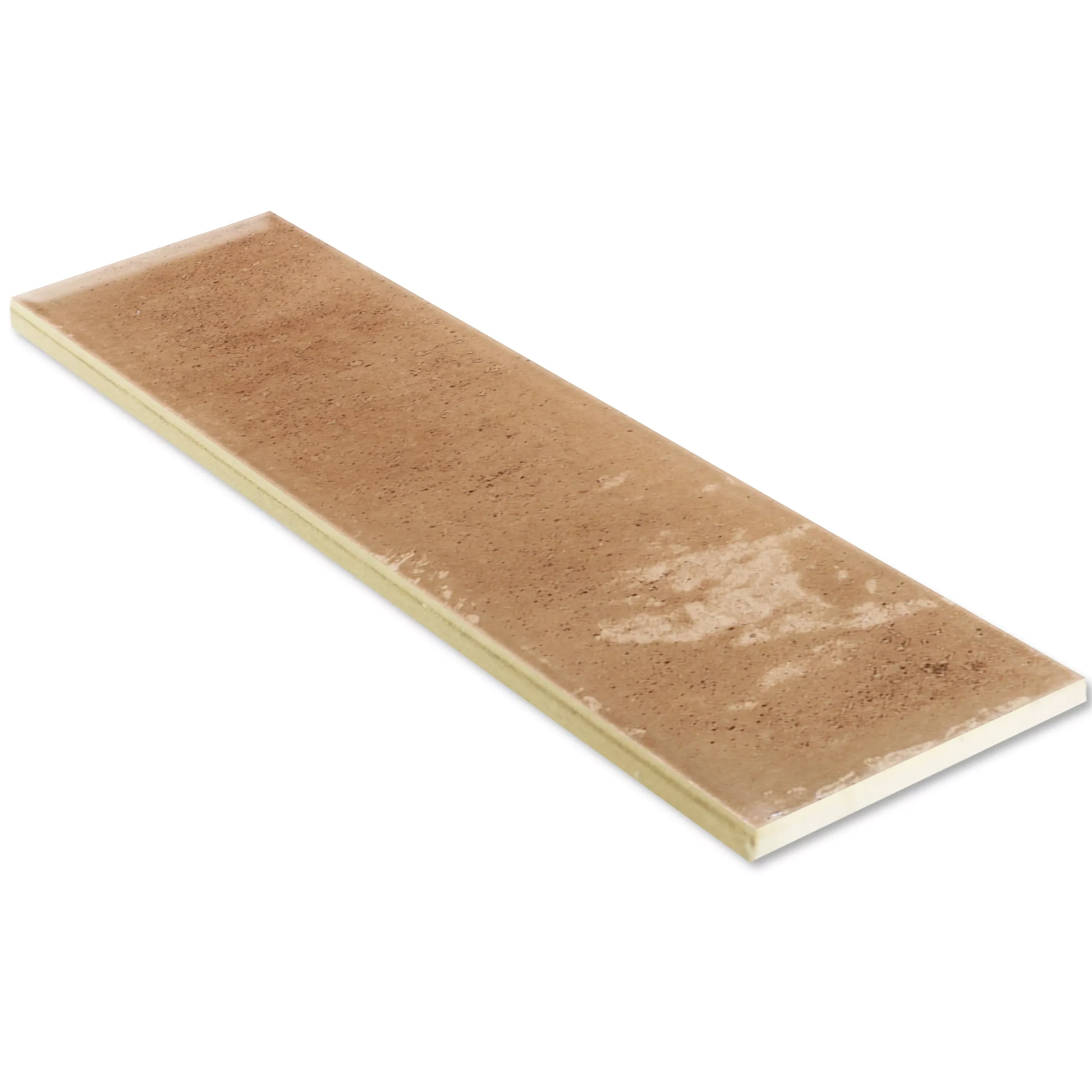 Wandfliesen Laguna Glänzend Gewellt Pink 6x24cm 4 Wandfliesen Laguna Glänzend Gewellt Pink 6x24cm – Bild 2