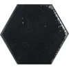 Wandfliesen Lara Glänzend Gewellt 13x15cm Hexagon Schwarz -Mosafil Shop wandfliesen lara glaenzend gewellt 13x15cm hexagon schwarz 1 37