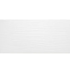 Wandfliesen Norway Strukturiert Glänzend 25x50cm Weiß