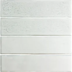 Wandfliese Open Air Gewellt 6x24cm Weiß -Mosafil Shop wandfliesen openair weiss 24x60cm 01 mot06 263d