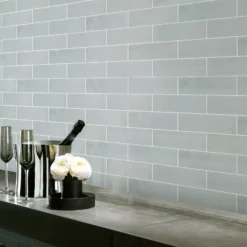 Wandfliese Open Air Gewellt 6x24cm Weiß -Mosafil Shop wandfliesen openair weiss 24x60cm 03 9039