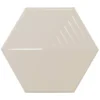 Wandfliesen Rockford 3D Hexagon 12,4x10,7cm Beige -Mosafil Shop wandfliesen rockford 3d hexagon 12 4x10 7cm beige 1 83
