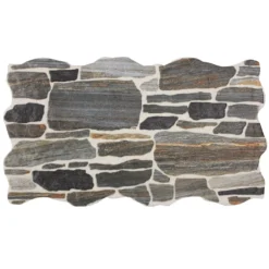 Wandfliesen Roya Steinoptik Grafito