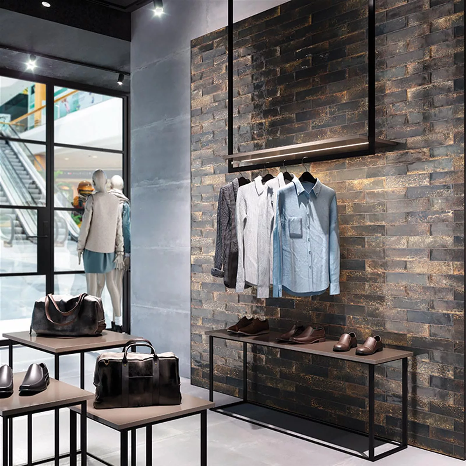 Wandfliesen Wilhelmsburg Gewellt 7,5x30cm Kupfer 6 Wandfliesen Wilhelmsburg Gewellt 7,5x30cm Kupfer – Bild 4