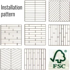 Wandpaneele Aus Holz Paris Selbstklebend Hellbraun -Mosafil Shop wandpaneele aus holz paris selbstklebend hellbraun 4 2