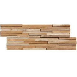 Wandverkleidung Holzverblender Luxemburg Natura Slim 15x60cm