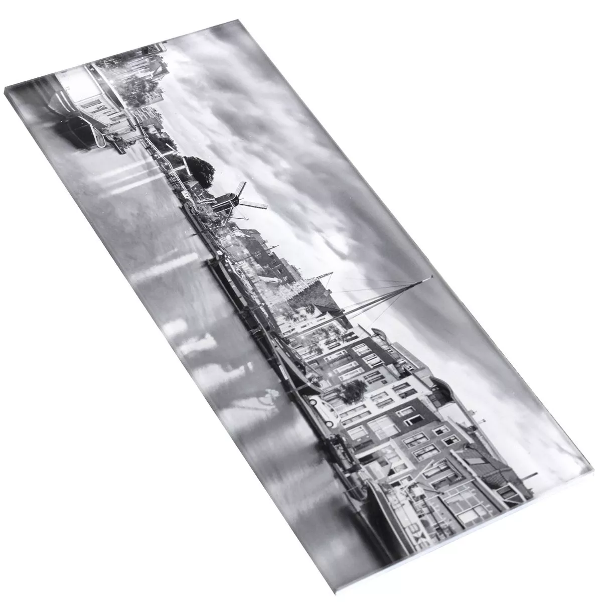 Zaandam Dekor Glas Effekt Fliese 20x50cm 4 Zaandam Dekor Glas Effekt Fliese 20x50cm – Bild 2