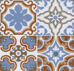 Zementfliesen Optik Arabella Bunt 20x20cm