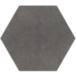 Zementfliesen Optik Hexagon Bodenfliesen Sechseck Alicante Dunkelgrau
